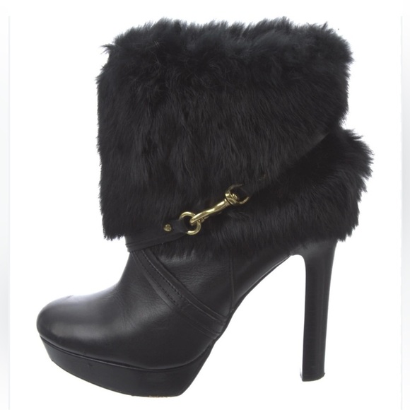 PERFECT, LIKE NEW, COACH, VINTAGE, ATHENA ANKLE BOOTIES IN SIZE 6 ½ 👢🐰 👜 - Picture 15 of 16